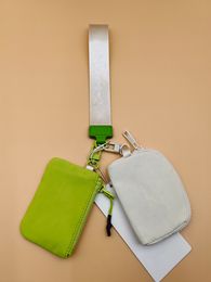 Merkontwerper Mini Wallets Clutch Bag Luxe Nylon Sport Yoga Outdoor Women Men Men Pols Tas Storage Coin Purse Key Bags Card Holders 257