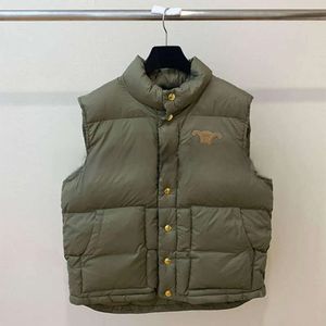 Merkontwerper Nieuwe warme herfst en winter verdikte vest Damesmode jas Casual donsjack