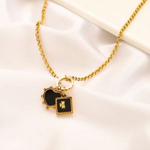 Collier pendentif de créateur de marque Nouveau collier de chaîne plaquée en argent 925 Jielts de style décontracté bijoux de style longue chaîne