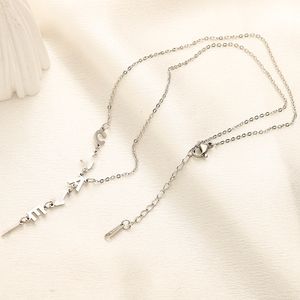 Brand Designer Pendants Colliers Crystal Pearl Back Back