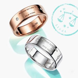 Merkontwerper Ringen voor vrouwen Fashion Forever Love Ring Woman Tag vrouwelijke vinger ring sieraden