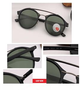 lunettes de vision polarisées rondes de marque designer 4266 lunettes de soleil polarisantes polarisées miroir flash de conduite gafas Glass7074990