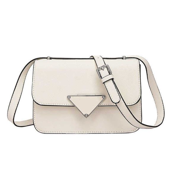 Marque Designer Saffiano cuir sac à bandoulière couleur bonbon sacs à bandoulière femmes chaîne petit sac carré de luxe sac blanc mode soirée fourre-tout 230822