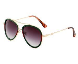 Gafas de sol de diseñador de la marca little bee moda nuevo metal marco grande Gafas de sol retro hombres y mujeres gafas de gama alta UV400 G0062