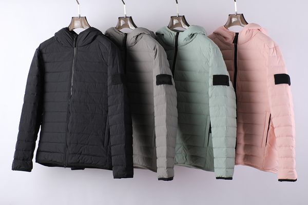 Créateurs de marque Topstoney Down Jacet nouveau Top qualité 24 chambres tissées sur métier à tisser veste en duvet en nylon recyclé Badge classique pour parkas chauds