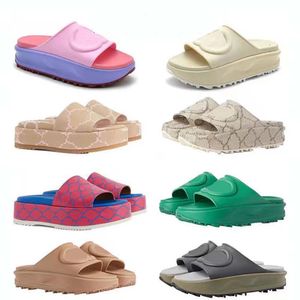 Merkontwerpers Vrouwen Dames Holle Platform Sandalen Dames Glijsandaal Met Interlocking G Mooie Zonnige Strand Vrouw Schoenen Slippers