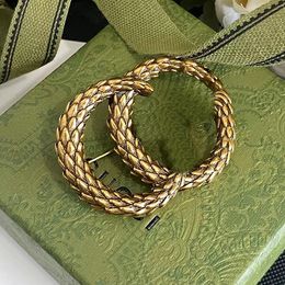 Merk Desinger Broches Luxe 18K Gold vergulde broches voor heren dames mode -broche pin pakken suite juwelen accessoires
