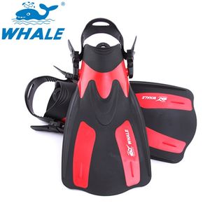 Brand Diving Swimming Fins Adjustable Adult Short Scuba Snorkeling Shoes Swim Foot Flipper Flippers with Heel 220210
