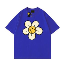 Merk Drawtrew Shirt Heren Designer Face Summer Draw Haikyuu dames T -shirt losse tops rond nek