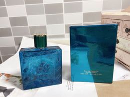 Marca Eros Perfume para hombres 100 ml Azul Eau De Toilette Fragancia en aerosol de larga duración Premeierlash Envío rápido