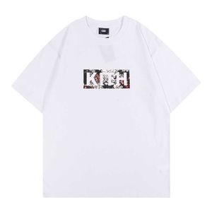 Marque mode Kith Round Neck Pullover Lettre à manches courtes