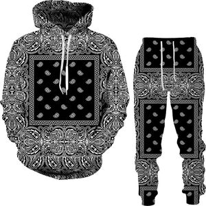 Brand Fashion Men Tracksuit 2 -delige hoodies en broek dames zweetpakken plus size hiphop jogger sets streetwear kleding 220708
