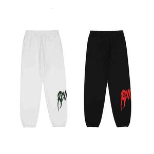 Merk mode wraak geborduurde hip-hop heren en vrouwen casual legging