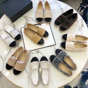 Dames Loafers Vissersschoenen Designer Platte Schoenen Stiching Rubber Flats Oxfords Lederen Sneakers Looper Femme Luxe Luxe Loafer