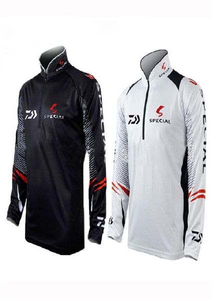 Ropa de pesca de marca 2016 Nueva camisa de pesca Daiwa transpirable de secado rápido AntiUV ropa de pesca SS044 C18111501237u8431861