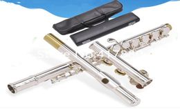 Instrument de flûte de marque 471 211 271 312 411, modèles multiples, argent 16 17 trous ouverts ou fermés, haute qualité avec étui 7295347