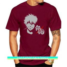 Marque Gintama drôle Anime basique coton noir t-shirt taille dessin animé t-shirt hommes unisexe mode t-shirt 220702