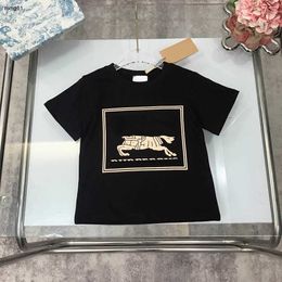 Marca niñas niños camiseta Patrón de equitación bebé camiseta Tamaño 100-150 CM diseñador ropa para niños verano niño Camisetas de manga corta 24Mar