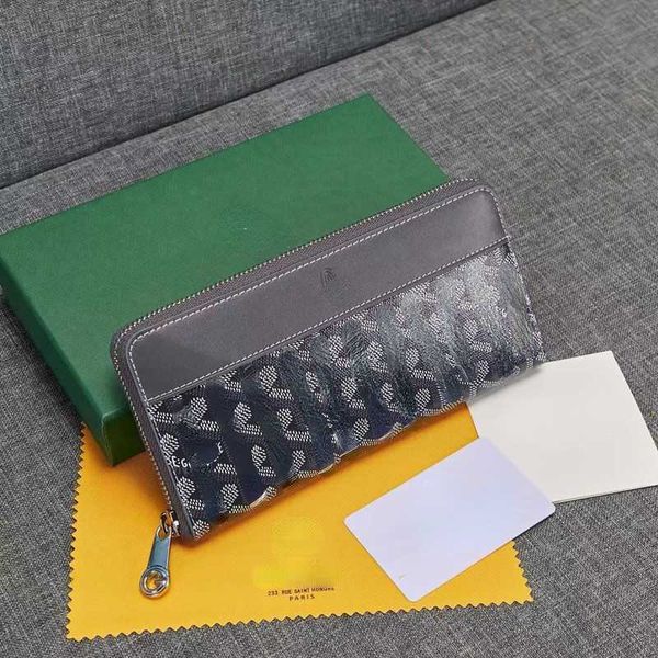 Marca Goyya Bolso de embrague Monedero de diseñador Paquete de tarjetas Bolso Monederos para perros Diente Cartera larga Compartimento con cremallera incorporado Versión para múltiples tarjetas Cartera Oferta de fábrica