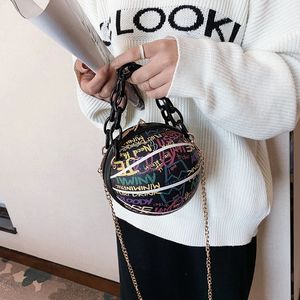Sacs de basket-ball de marque Graffiti pour femmes, sac à bandoulière, sacs à main et sacs à main de styliste, sacoche de luxe 240307