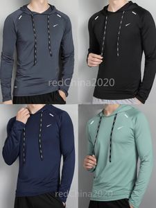 Brand Gym de séchage rapide Dessies T-shirts à manches longues en vrac pour les hommes à manches sportives Sweats Sweats Sweats Sweats Sweats Sweets Elastic 03 T-shirt élastique élastique.