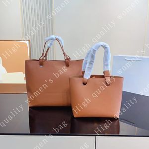 Bolso de marca Bolso de diseñador de lujo Bolso de compras de cuero Bolso MM Bolso de cuero con logotipo impreso Bolso de viajero Gran capacidad