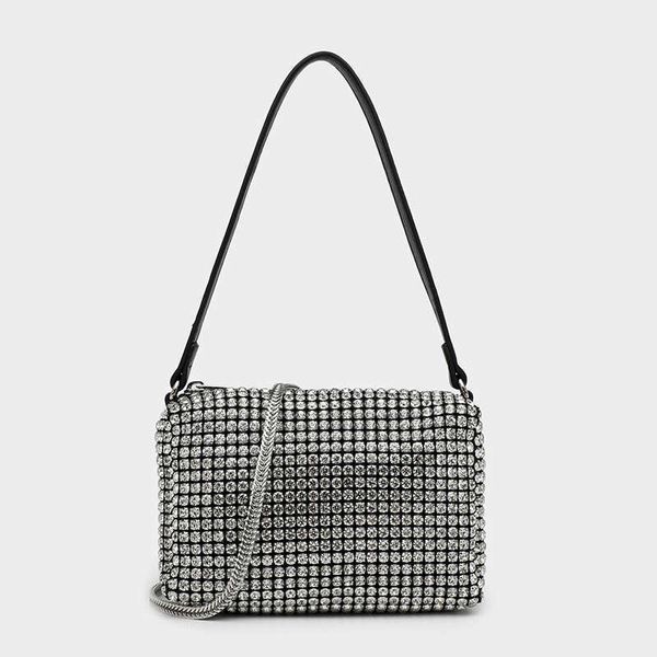 Marque Heiress Crystal Mesh Clutch Bag Femme Heiress Bag Chain Rhinestone Bag Full Of Diamond Leather Hand Carrying Small Bag Single Heiress Shoulder Bag