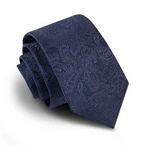 Marque de haute qualité affaires cravate luxe Jacquard cravates hommes marié mariage cravates idéal pour la fête avec boîte-cadeau