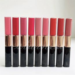 Marca de alta calidad Gloss Epack Le Rouge Duo Ultra Tenue Ultrawear Liquid Lipstick