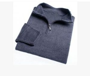 GRATIS VERZENDING merk Hoge kwaliteit Nieuwe Rits trui Kasjmier Trui Jumpers pullover Winter mannen trui mannen merk truien. #0125
