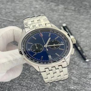 Marque de haute qualité montre Six aiguilles montre à Quartz ceinture décontractée montre pour hommes de luxe en acier inoxydable montre de créateur
