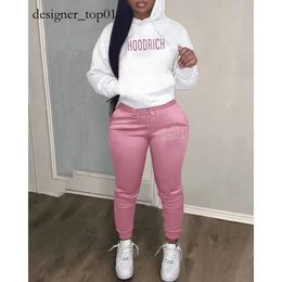 Marque Hoodrich Track Suit Set Designer Vêtements Sweats à capuche Sports d'hiver Sweat à capuche Hommes Hoodrich Sweat à capuche Survêtement Lettre Serviette Sweat-shirt brodé 8934