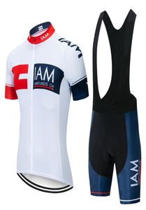 Marque IAM classique maillot de cyclisme respirant cuissard à bretelles noir complet avec jambe en tissu italien et 9d Gel Pad vêtements de vélo 13103205