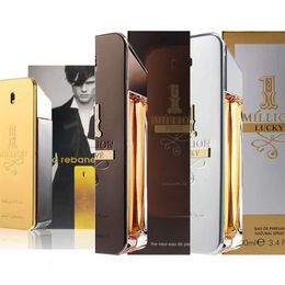 Encens de marque Cologne 1 Million d'encens longue durée, parfum Original pour homme, déodorant 100ml, parfums Spary 1 70