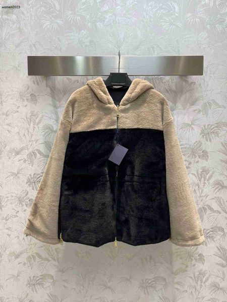 Veste de marque manteau pour femme automne et hiver vêtements de créateur mode décontractée nouveau pull double face couleur épissage design 11