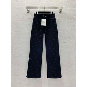 Brand Jeans Femmes Jean Designer Pants mode Huaduo Printing Glue Decoration Logo Denims Pantal