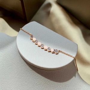 Merk sieraden bijenkorf met diamanten dames ketting roségouden zilveren mode luxe eenvoud verkopen zoals hete taarten prachtige 2021