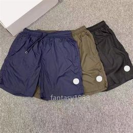 Merk jogging kleding heren strand shorts volwassen korte broek sport zomer ademende jongens ontspannen elastische taille fast droog