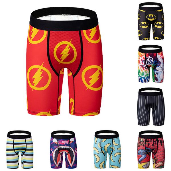 Boxers Boxer Boxer Underwear Hip Hop Rock Legging Rock Pantes Dry Sturies Random With Retail Sag Us Size -XS ~ XXXL