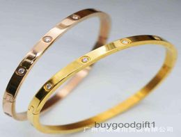 Brace KDY Bracelets Bracelet en acier titane bijoux spécial diffusée en direct incrusté Diamond DA646976304