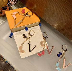 Merk sleutelhangers Hoge kwaliteit mode Dames Heren Modieuze handgemaakte sleutelhanger Legering Stijlvolle gesp Beroemde ontwerper Luxe sleutelhanger Tas Ring