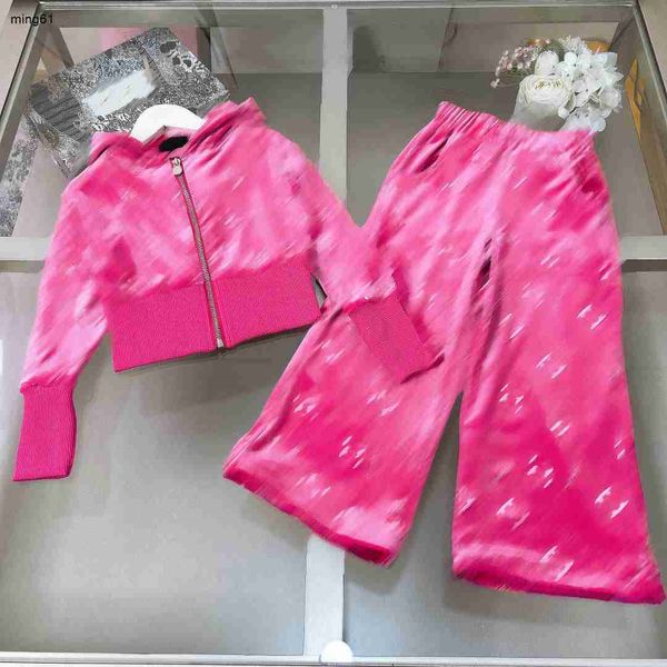 Chándales de marca para niños, chaqueta de terciopelo de manga larga para bebé, traje de talla 100-150, chaqueta con capucha de alta calidad y pantalones de pierna ancha, 20 de enero