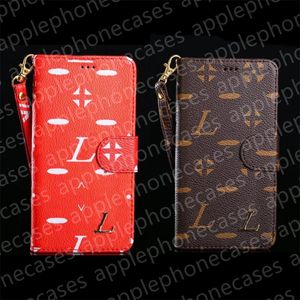 Étui de téléphone à rabat en cuir de marque pour Apple iPhone 15 Pro Max 14 13 12 11 XR XS 8P 15Pro 14Plus 14 Pro 14promax Étui de luxe pour iPhone avec porte-cartes et portefeuille mobile