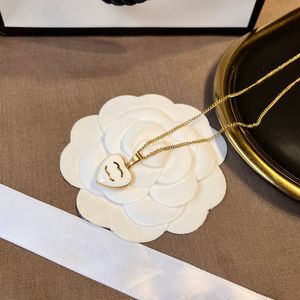 Merk Letter Hanger Hart Ontworpen voor Vrouwen Lange ketting Vergulde ketting Designer Sieraden Prachtige accessoires Paar geschenken Zonder 2024 365