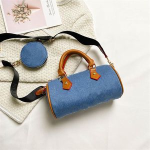 Merkletter Afdrukken Fashion Day Packs Pu Zipper Canvas Bag Coin Wallet Women Tassen 21 11 11cm230e