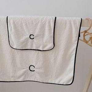 Merk Letter Handdoeken Luxurys Ontwerpers Badhanddoek Tweedelige Set Puur Katoen Wol Badkamer Handdoek Model Kamer Decoratie Set voor Mans