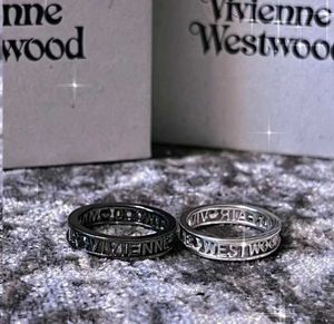 Brand Limited Edition High Westwoods Hollowed Letter Ring Saturne du même style Nail