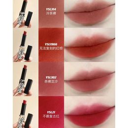Merk Lippenstift Matte Rouge A Levres Aluminium Buis Glans 29 Kleuren Lippenstiften met Serienummer Russisch Rood 69