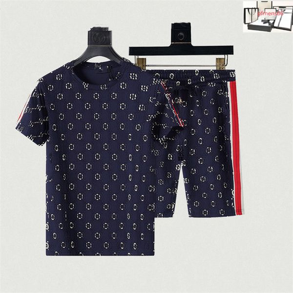 Brand Logl Jogging cositS Homme Tracksuits Two Piece Set Designer T-shirt Sport Summer Summer Sort Shorts à manches courtes