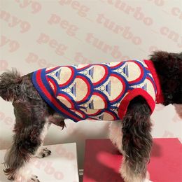 Marque Logo animaux pulls débardeur chien vêtements hiver animal chaud sweat mode chats chiens gilets vêtements 3498